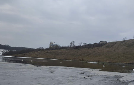 Ставок у селі Правдівка рибалка Хмельницький